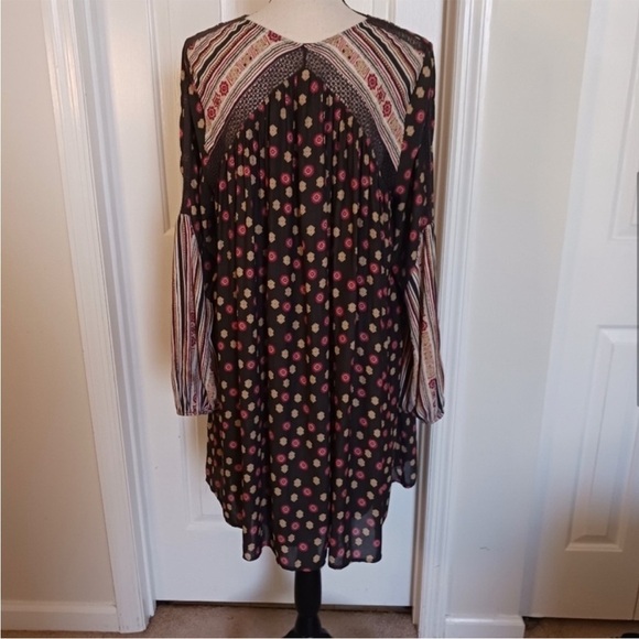 Free People Rain Or Shine Chiffon Boho Mini Dress Sz S NWT - Picture 4 of 12